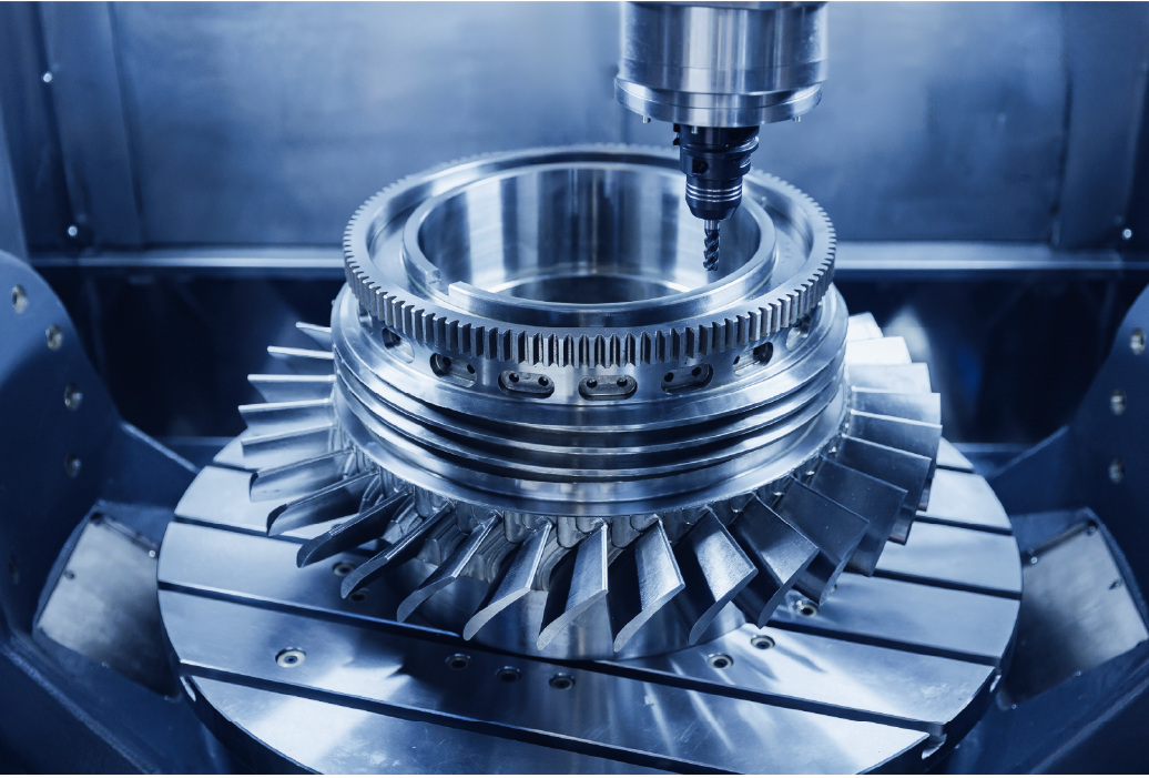 CNC machining precision components